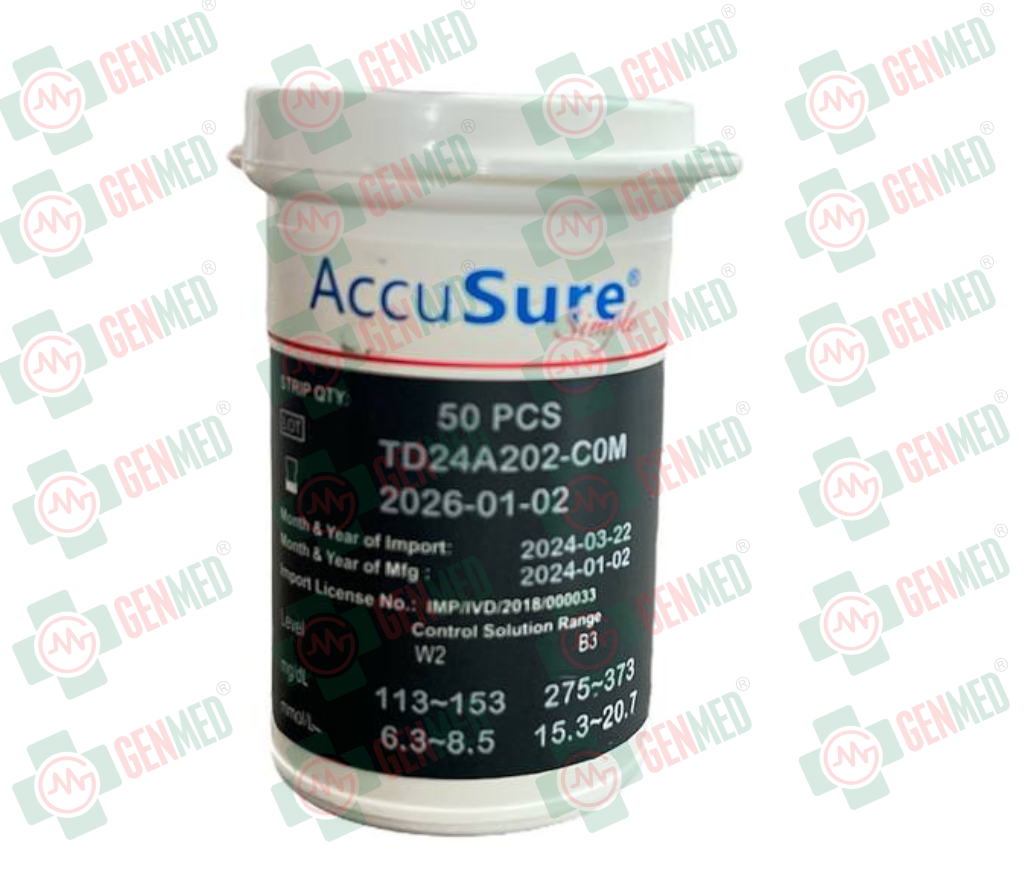 Blood Gluco Test Strip Simple (1*50 T) Acc.