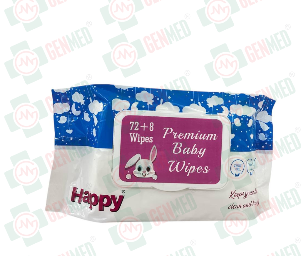 Happy Baby Wipes 80 Pcs