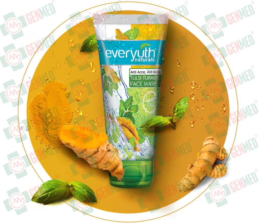 Everyuth Tulsi Turmeric Face Wash 50GM